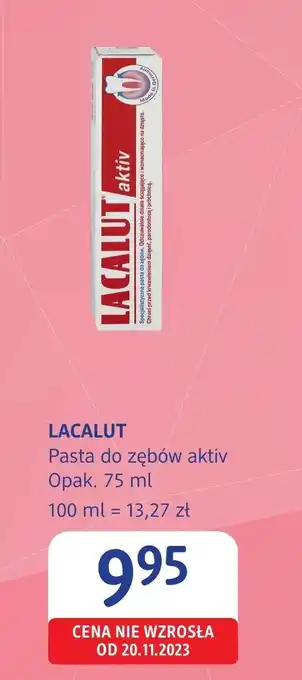 dm drogerie markt Pasta do zębów Lacalut oferta