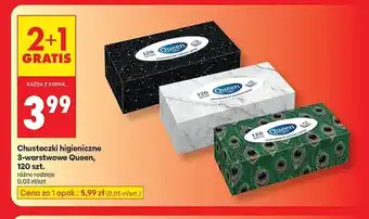 Biedronka Chusteczki higieniczne Queen oferta