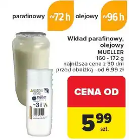 Carrefour Wkład parafinowy, olejowy MUELLER oferta