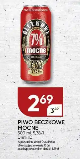 Chata Polska Piwo Beczkowe oferta
