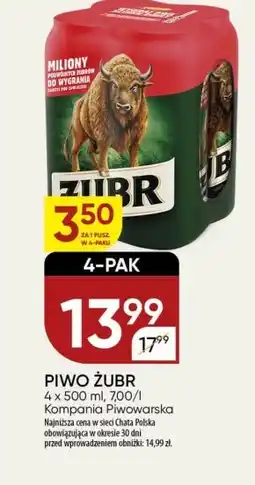 Chata Polska Piwo Żubr oferta