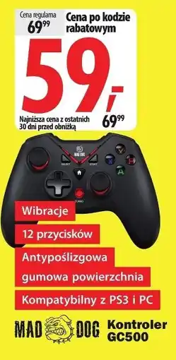 Media Expert Kontroler bezprzewodowy Mad Dog oferta