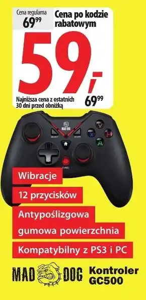 Media Expert Kontroler bezprzewodowy Mad Dog oferta