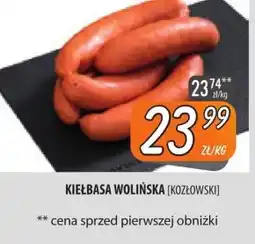 Społem Szczecin Kiełbasa Kozłowski oferta
