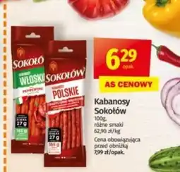Społem Kabanosy Sokołów oferta
