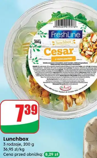 Dino Sałatka Cesar z kurczakiem lunchbox FreshLine oferta