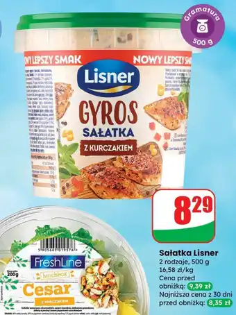 Dino Sałatka Gyros z kurczakiem Lisner oferta