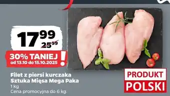 Netto Filet z piersi kurczaka sztuka Mięsa Mega Paka oferta