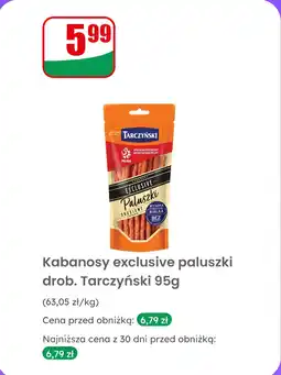 Dino Kabanosy exclusive paluszki drobiowe Tarczyński oferta
