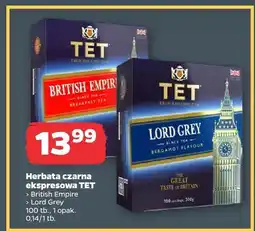 Netto Herbata czarna ekspresowa TET British Empire, Lord Grey oferta
