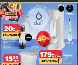 Netto Saturator do gazowania wody PushAir Dafi oferta