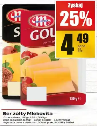 Supeco Ser żółty Mlekovita oferta