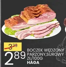 Wafelek Boczek wędzony parzony surowy Haga oferta
