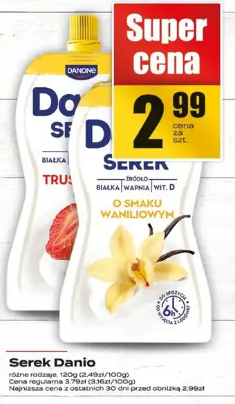 Serek w kremie waniliowy Danio