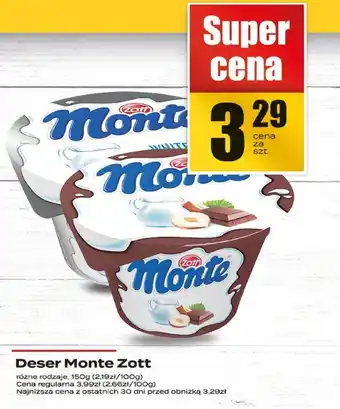 Supeco Deser Monte Zott oferta