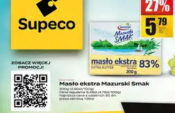 Supeco Masło ekstra Mazurski Smak 83% Mlekpol oferta
