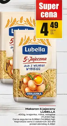 Supeco Makaron 5-jajeczny Lubella oferta