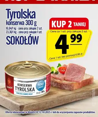 Prim Market Konserwa Tyrolska Sokołów oferta