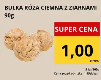 Supeco Bułka róża ciemna z ziarnami 90g Supeco oferta