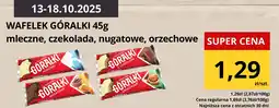 Supeco Wafelek Góralki orzechowe 45g oferta