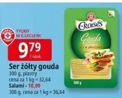 E.Leclerc Ser żółty gouda Salami oferta