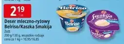 E.Leclerc Deser mleczno-ryżowy Belriso/Kaszka Smakija Zott oferta