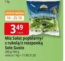 E.Leclerc Mix sałat popularny/z rukolą/z roszponką Sole Gusto oferta