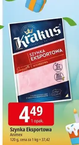 E.Leclerc Szynka Eksportowa Animex oferta