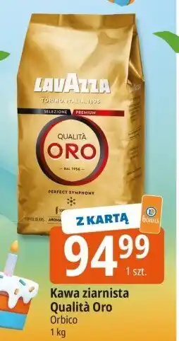 E.Leclerc Kawa ziarnista Qualita Oro Orbico Lavazza oferta