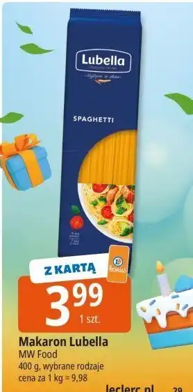 E.Leclerc Makaron Lubella MW Food oferta