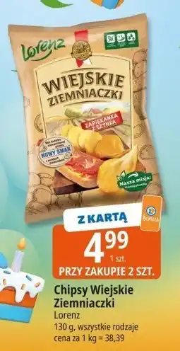 E.Leclerc Chipsy Wiejskie Ziemniaczki Lorenz oferta