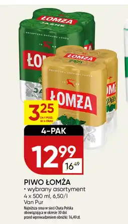 Chata Polska Piwo łomża van pur oferta