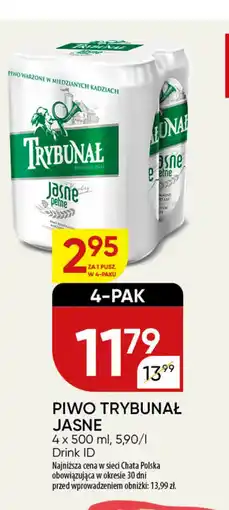 Chata Polska Piwo trybunał jasne drink id oferta