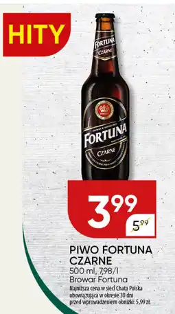Chata Polska Piwo fortuna czarne oferta