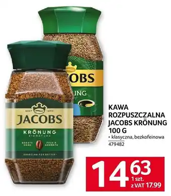 Selgros Kawa rozpuszczalna Jacobs Krönung oferta