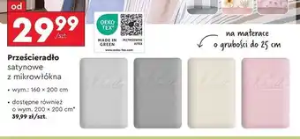 Biedronka Prześcieradło satynowe 200 x cm oferta