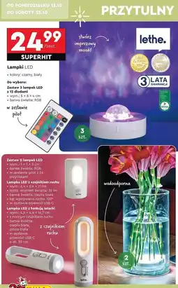 Biedronka Lampka led z funkcją latarki Lethe oferta