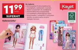 Biedronka Kolorowanka młoda projektantka Kayet oferta