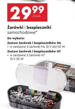 Biedronka Zestaw żarówek i bezpieczników h7 oferta