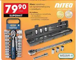 Biedronka Klucz dynamometryczny Niteo Tools oferta