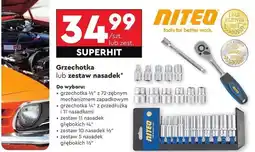 Biedronka Zestaw nasadek głębokich 1/4 Niteo Tools oferta
