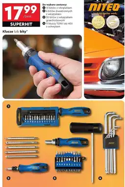 Biedronka Klucze hex Niteo Tools oferta