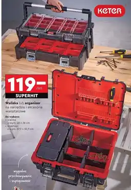 Biedronka Organizer 57.2 x 30.7 16.7 cm Keter oferta