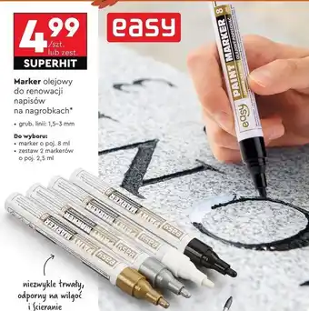 Biedronka Marker 2.5 ml Easy oferta