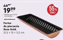 Biedronka Forma do pieczenia rose gold 31.5 x 12 5.5 cm Berlinger Haus oferta