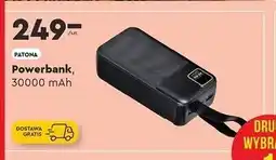 Biedronka Powerbank 30000 mah Patona oferta