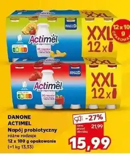 Kaufland Jogurt wieloowocowy Danone Actimel oferta