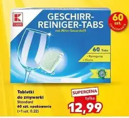 Kaufland Tabletki do zmywarek K-Classic oferta