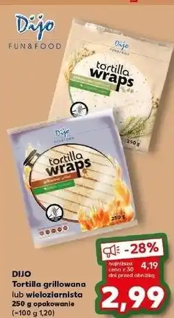 Kaufland Tortilla wieloziarnista Dijo oferta