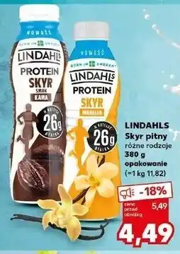 Kaufland Jogurt skyr wanilia Lindahls Protein oferta